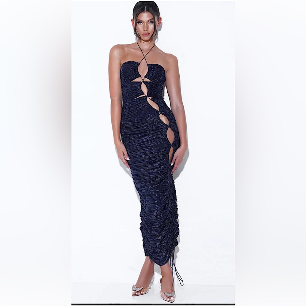 New Miss Circle  Paris Navy Blue Dress
